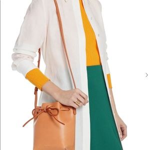 Mansur Gavriel Mini Mini leather bucket bag